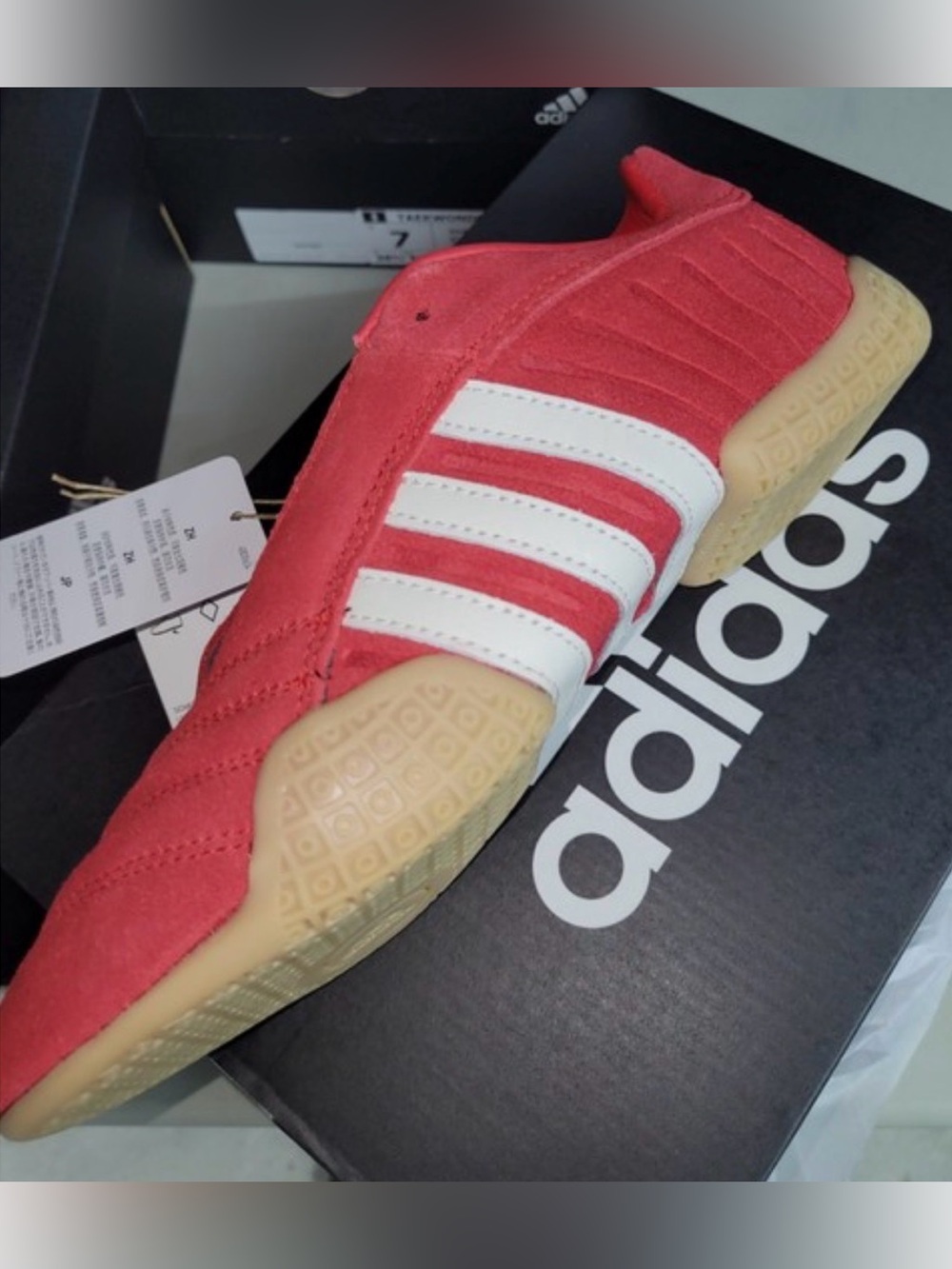 Adidas Originals Taekwondo Mei Elite Better Scarlet White Gum - Women's US 7